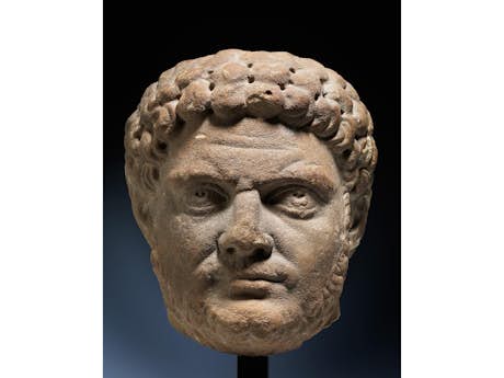 Marmorkopf des römischen Kaisers Caracalla (188 n. Chr.– 217 n. Chr.)